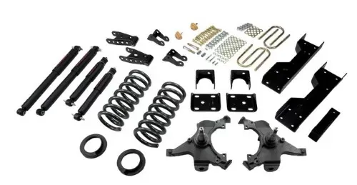 Belltech 4-5inch Front 6-7inch Rear Lowering Kit w/ ND2 Shocks Chevrolet Silverado | GMC Sierra C1500 Ext Cab 1988-1998 - 694ND