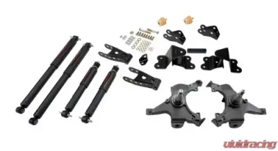 Belltech 2inch Front 4inch Rear Lowering Kit w/ ND2 Shocks Chevrolet Silverado | GMC Sierra C1500/C2500 1988-1998 - 699ND