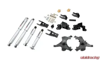 Belltech 2inch Front 4inch Rear Lowering Kit w/ SP Shocks Chevrolet Silverado | GMC Sierra C1500/C2500 1988-1998 - 699SP