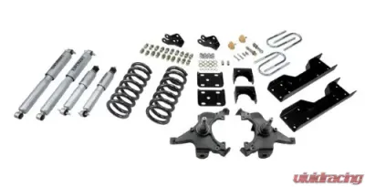 Belltech 4-5inch Front 6inch Rear Lowering Kit w/ SP Shocks Chevrolet Silverado | GMC Sierra C1500/C2500 Std Cab 1988-1998 - 701SP