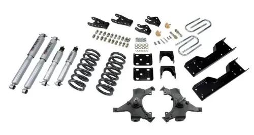 Belltech 4-5inch Front 6-7inch Rear Lowering Kit w/ SP Shocks Chevrolet Silverado | GMC Sierra C1500/C2500 Std Cab 1988-1998 - 702SP