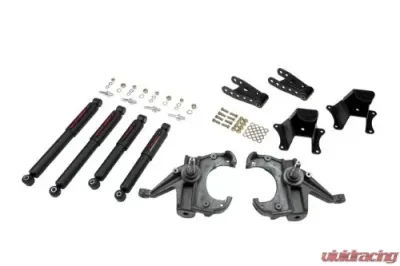 Belltech 3inch Front 4inch Rear Lowering Kit w/ ND2 Shocks Chevrolet C10 1in Rotor 1973-1987 - 704ND