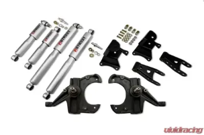 Belltech 3inch Front 4inch Rear Lowering Kit w/ SP Shocks Chevrolet C10 1in Rotor 1973-1987 - 704SP
