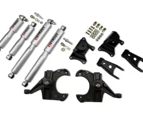 Belltech 3inch Front 4inch Rear Lowering Kit w/ SP Shocks Chevrolet C10 1.25in Rotor 1973-1987