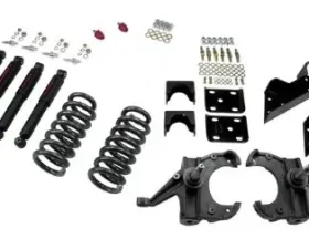 Belltech 4inch Front 6inch Rear Lowering Kit w/ ND2 Shocks Chevrolet C10 1.25in Rotor 1973-1987