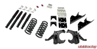 Belltech 4inch Front 6inch Rear Lowering Kit w/ ND2 Shocks Chevrolet C10 1.25in Rotor 1973-1987 - 707ND