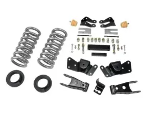 Belltech 1-2inch Front 4inch Rear Lowering Kit w/o Shocks Chevrolet Silverado | GMC Sierra Crew Cab/Dually 1997-2000