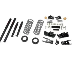Belltech 1-2inch Front 4inch Rear Lowering Kit w/ ND2 Shocks Chevrolet Silverado | GMC Sierra Crew Cab/Dually 1997-2000