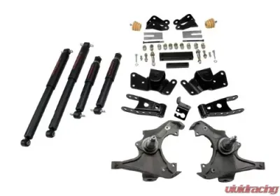 Belltech 3inch Front 4inch Rear Lowering Kit w/ ND2 Shocks Chevrolet Silverado | GMC Sierra Crew Cab/Dually 1997-2000 - 716ND