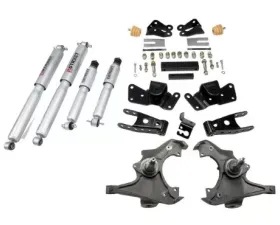 Belltech 3inch Front 4inch Rear Lowering Kit w/ SP Shocks Chevrolet Silverado | GMC Sierra Crew Cab/Dually 1997-2000