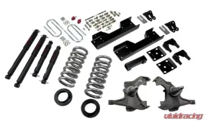 Belltech 4-5inch Front 8inch Rear Lowering Kit w/ ND2 Shocks Chevrolet Silverado | GMC Sierra Crew&Ext Cab/Dually 1997-2000 - 717ND