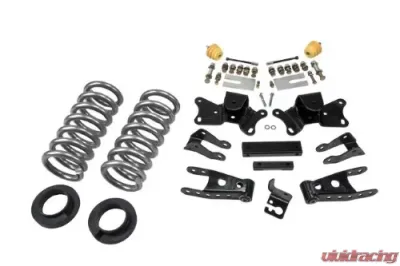 Belltech 1-2inch Front 4inch Rear Lowering Kit w/o Shocks Chevrolet Silverado | GMC Sierra All Cabs/Dually 1997-2000 - 718