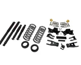 Belltech 1-2inch Front 4inch Rear Lowering Kit w/ ND2 Shocks Chevrolet Silverado | GMC Sierra All Cabs/Dually 1997-2000