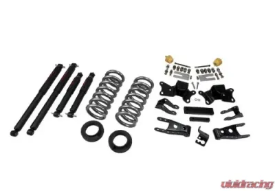 Belltech 1-2inch Front 4inch Rear Lowering Kit w/ ND2 Shocks Chevrolet Silverado | GMC Sierra All Cabs/Dually 1997-2000 - 718ND