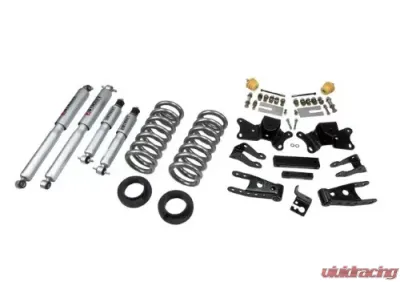 Belltech 1-2inch Front 4inch Rear Lowering Kit w/ SP Shocks Chevrolet Silverado | GMC Sierra All Cabs/Dually 1997-2000 - 718SP