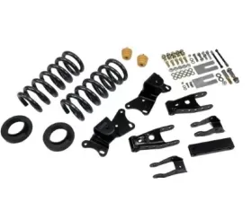 Belltech 1-2inch Front 4inch Rear Lowering Kit w/o Shocks Chevrolet Silverado | GMC Sierra Ext/Crew Cab 1990-1996