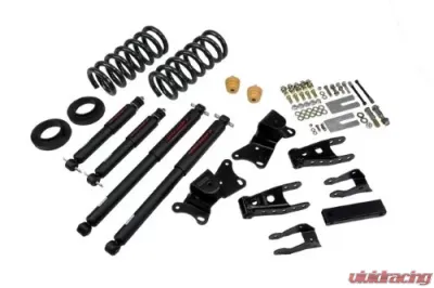 Belltech 1-2inch Front 4inch Rear Lowering Kit w/ ND2 Shocks Chevrolet Silverado | GMC Sierra Ext/Crew Cab 1990-1996 - 720ND