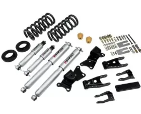 Belltech 1-2inch Front 4inch Rear Lowering Kit w/ SP Shocks Chevrolet Silverado | GMC Sierra Ext/Crew Cab 1990-1996