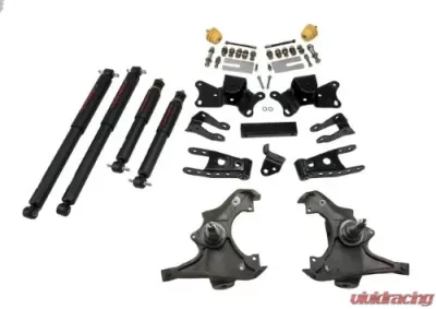 Belltech 3inch Front 4inch Rear Lowering Kit w/ ND2 Shocks Chevrolet Silverado | GMC Sierra Ext/Crew Cab 1989-1996 - 721ND