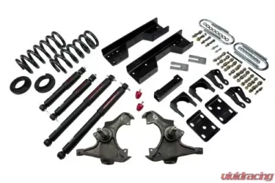 Belltech 4-5inch Front 8inch Rear Lowering Kit w/ ND2 Shocks Chevrolet Silverado | GMC Sierra Ext/Crew Cab 1989-1996 - 722ND