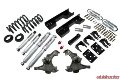 Belltech 4-5inch Front 8inch Rear Lowering Kit w/ SP Shocks Chevrolet Silverado | GMC Sierra Ext/Crew Cab 1989-1996 - 722SP