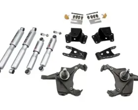 Belltech 3inch Front 4inch Rear Lowering Kit w/ SP Shocks Chevrolet Silverado C30 1Ton Crew Cab/Dually 1975-1991