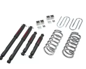 Belltech 1inch Front 2inch Rear Lowering Kit w/ ND2 Shocks Isuzu Hombre 4cyl 1996-2003