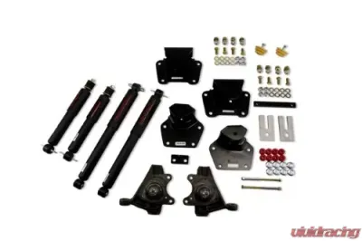 Belltech 2inch Front 4inch Rear Lowering Kit w/ ND2 Shocks Dodge Dakota Std Cab V8 1991-1996 - 804ND