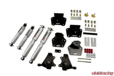 Belltech 2inch Front 4inch Rear Lowering Kit w/ SP Shocks Dodge Dakota Std Cab V8 1991-1996 - 804SP