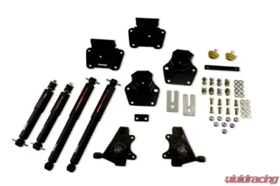 Belltech 2inch Front 4inch Rear Lowering Kit w/ ND2 Shocks Dodge Dakota Std Cab V8 1987-1990 - 807ND