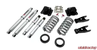 Belltech 2-3inch Front 4inch Rear Lowering Kit w/ SP Shocks Dodge Ram 1500 Std Cab Auto 1994-1999 - 814SP