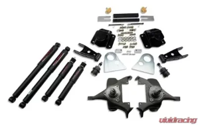 Belltech 2inch Front 4inch Rear Lowering Kit w/ ND2 Shocks Dodge Ram 1500 Ext Cab Auto 1994-1999 - 818ND