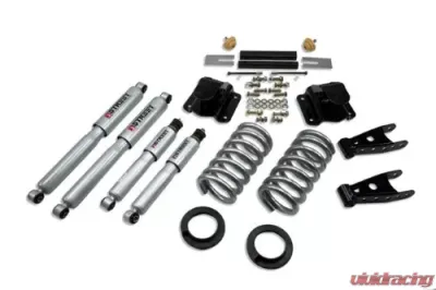 Belltech 2-3inch Front 4inch Rear Lowering Kit w/ SP Shocks Dodge Ram 1500 Ext Cab Auto 1994-1999 - 819SP