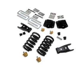 Belltech 3inch Front 4inch Rear Lowering Kit w/o Shocks Dodge Ram 3500 V10 1994-2002
