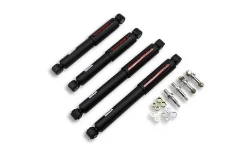 Belltech 2-5in Front/4-6in Rear Drop Nitro Drop 2 Lowering Shock Set Chevrolet C10/Blazer/Suburban 1973-1991 - 9148