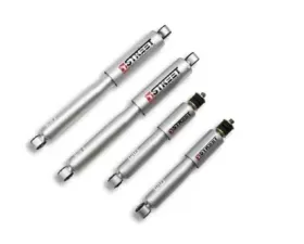 Belltech 1-3in Front/2-4in Rear Drop Street Performance Lowering Shock Set Ford F-250/F-350 All Cab Dually 1987-1998