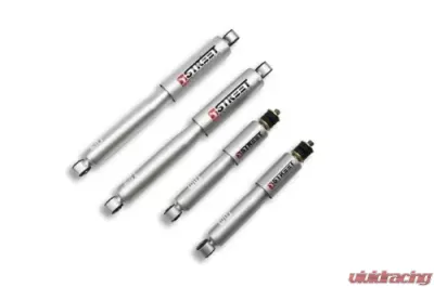 Belltech 1-3in Front/2-4in Rear Drop Street Performance Lowering Shock Set Ford F-250/F-350 All Cab Dually 1987-1998 - OE9526