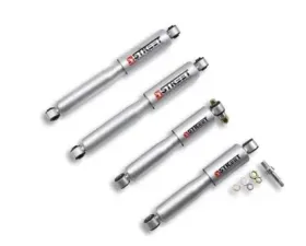 Belltech 2-4in Front/2-4in Rear Drop Street Performance Lowering Shock Set Chevrolet C30 Crew Cab Dually 1975-1991