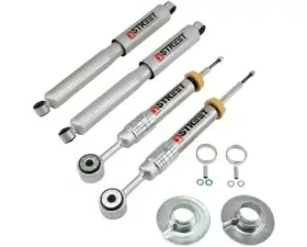 Belltech 2 to -2in Front/0-1in Rear Drop Street Performance Lowering Shock Set Ford F150 All Cabs 4WD 2004-2013