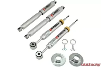 Belltech 2 to -2in Front/0-1in Rear Drop Street Performance Lowering Shock Set Ford F150 All Cabs 4WD 2004-2013 - OE9589