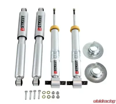 Belltech 1 to -3in Front/4-5in Rear Drop Street Performance Lowering Shock Set Ford F150 2/4WD 2015-2022 - 9693