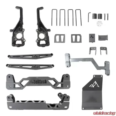Belltech 6" Lift Kit Inc. Rear Trail Performance Shocks Only Ford Front and Rear - 152501BK