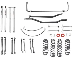 Belltech 4" Lift Kit Inc. Front and Rear Trail Performance Shocks Jeep Wrangler Front and Rear 2007-2017