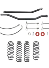 Belltech 4" Lift Kit Inc. Front and Rear Trail Performance Shocks Jeep Wrangler Front and Rear 2007-2017                                     - 153201TPS - Image 2