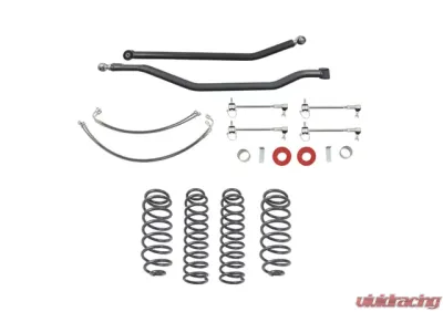 Belltech 4" Lift Kit Inc. Front and Rear Trail Performance Shocks Jeep Wrangler Front and Rear 2007-2017 - 153201TPS