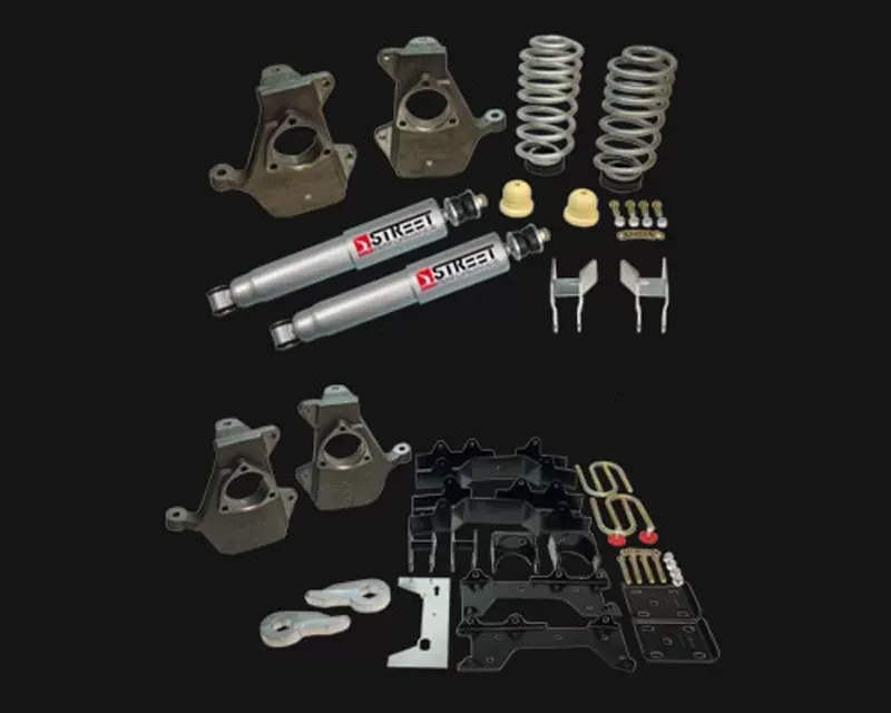 Belltech SP 3-4 Inch Front 7 Inch Rear Lowering Kit Chevrolet Silverado/Sierra Std. Cab 2007-2013 - 644SP