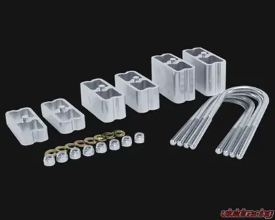 Belltech 3 Inch Rear Lowering Block Kit Mini & Midsize Pickups With 2.5/3inch Wide Leaf Springs 2 Degree Taper - 6202