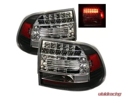 Spyder Auto LED Tail Lights Black for Porsche Cayenne 2003-2007, ALT-YD-PCAY03-LED-BK - ALT-YD-PCAY03-LED-BK