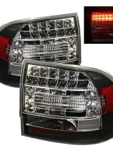 Spyder Auto LED Tail Lights Black for Porsche Cayenne 2003-2007, ALT-YD-PCAY03-LED-BK                                     - ALT-YD-PCAY03-LED-BK - Image 2