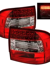 Spyder Auto LED Tail Lights Red Clear for Porsche Cayenne 2003-2007                                     - ALT-YD-PCAY03-LED-RC - Image 2